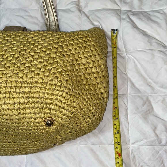 RARE Like new Michael Kors Straw Wicker raffia Shoulder Bag x large - Picture 8 of 16